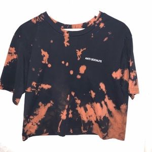 Among Equals Tie Dye Crop Top (SZ:L)
